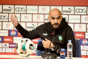 الركراكي يستمتع بالنصر الخامس لأسود الأطلس