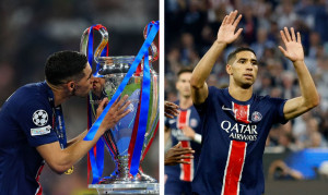 أشرف حكيمي يتألق و يكتب التاريخ مع باريس سان جيرمان