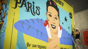 Paris honours entertainer Josephine Baker with vibrant new mural