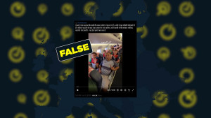 Viral video doesn't show Palestinians fleeing Gaza to Sweden