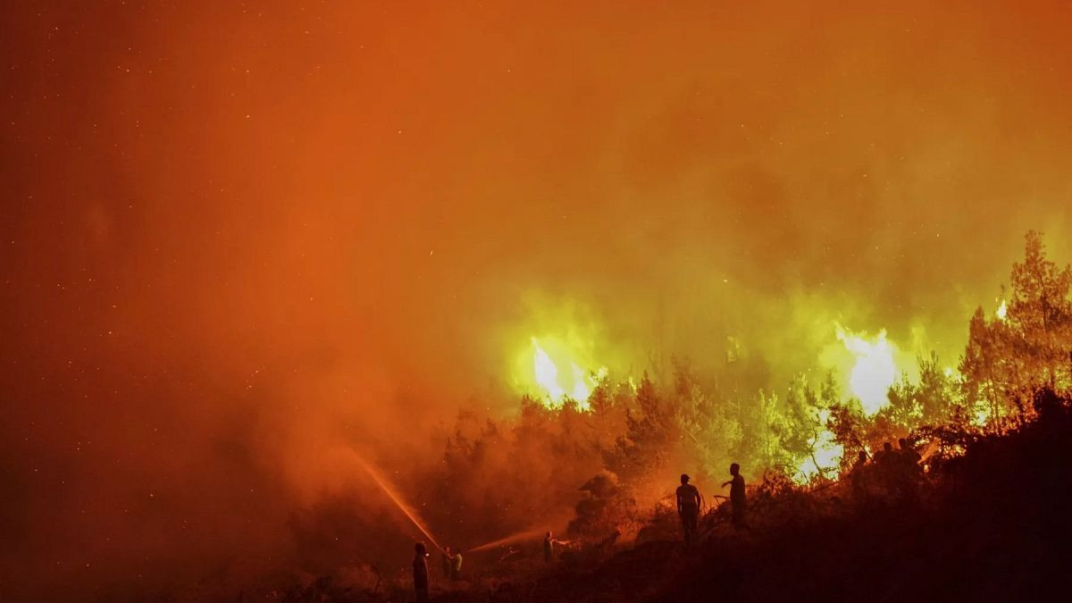 Crews in Cyprus battle huge wildfires, villages forced to evacuate