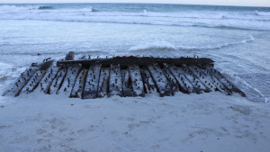 Shipwreck of 18th century warship uncovered on remote Scottish island