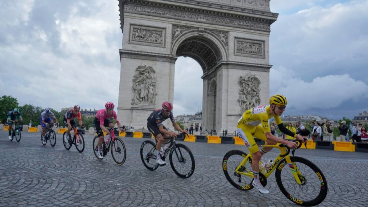 Tadej Pogačar crowned Tour de France champion 2025 for 4th time