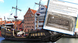 Skeleton of medieval knight found at former Polish ice cream shop