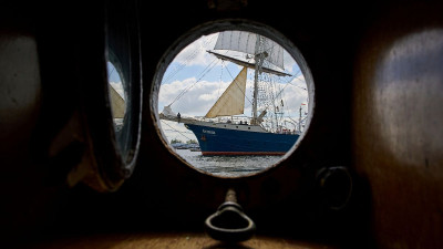 In Pictures: Historic tall ships arrive in Amsterdam for SAIL 2025