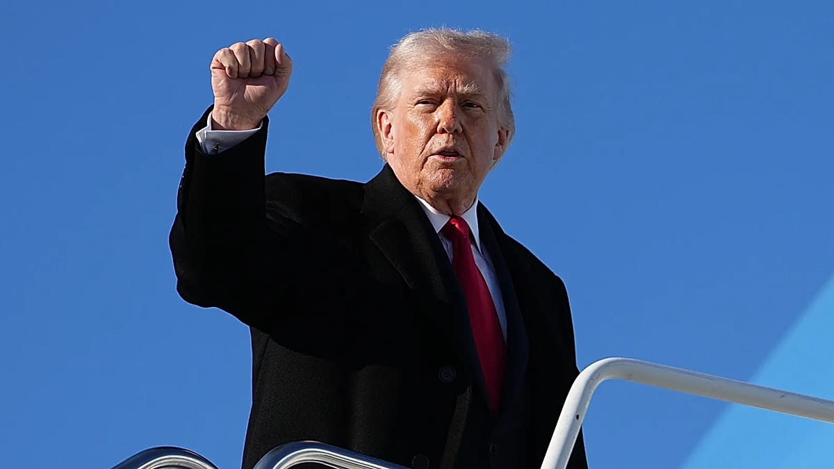 Trump says change in power in Iran ‘would be the best thing'
