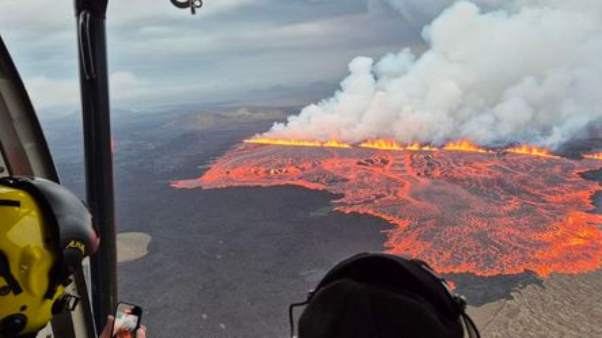 Iceland volcano: Tourists evacuated after twelfth eruption since 2021