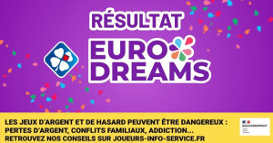 Tirage Eurodreams : découvrez les résultats du jeudi 17 juillet 2025