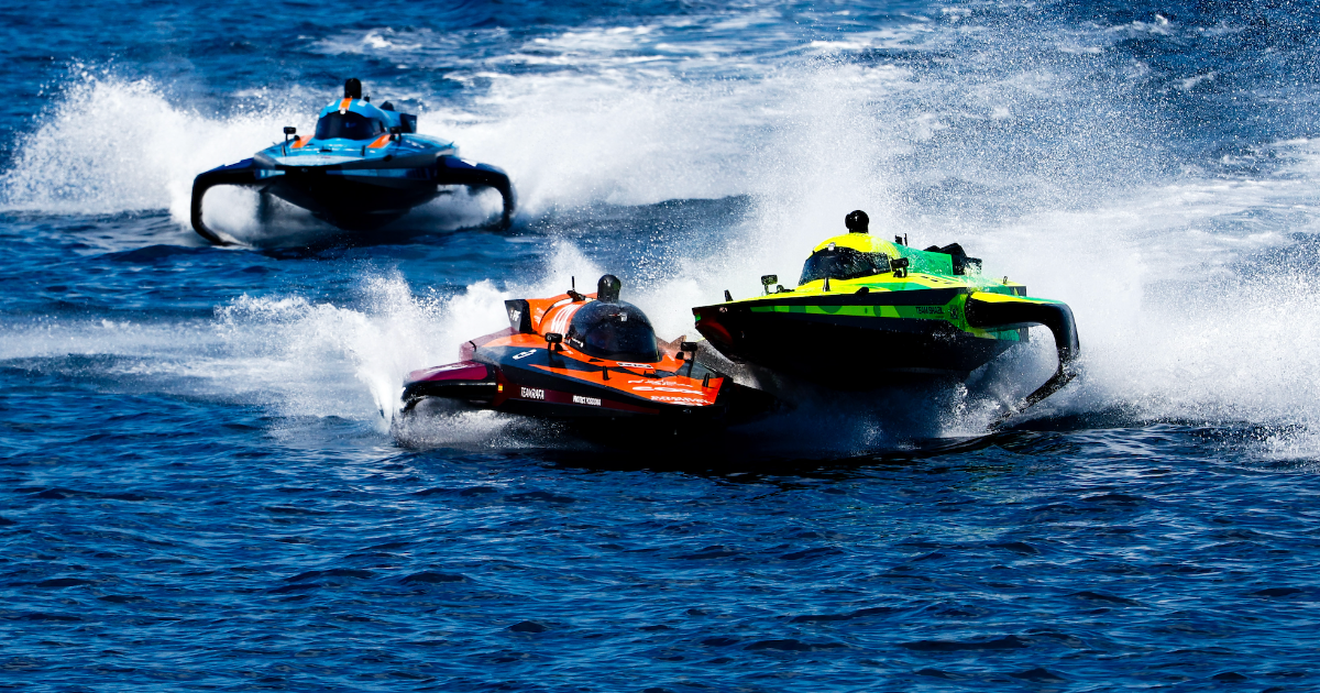 Bateaux électriques : crash en E1 Series impliquant l’équipe de Rafael Nadal