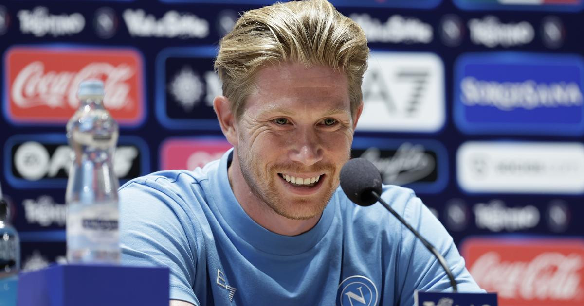 Foot : «Nous pouvons être compétitifs», De Bruyne croit plus que jamais au projet de Naples