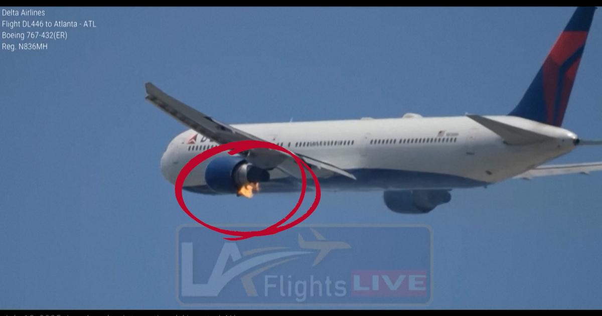 Les images d’un Boeing 767-400 en feu après son décollage de l’aéroport de Los Angeles