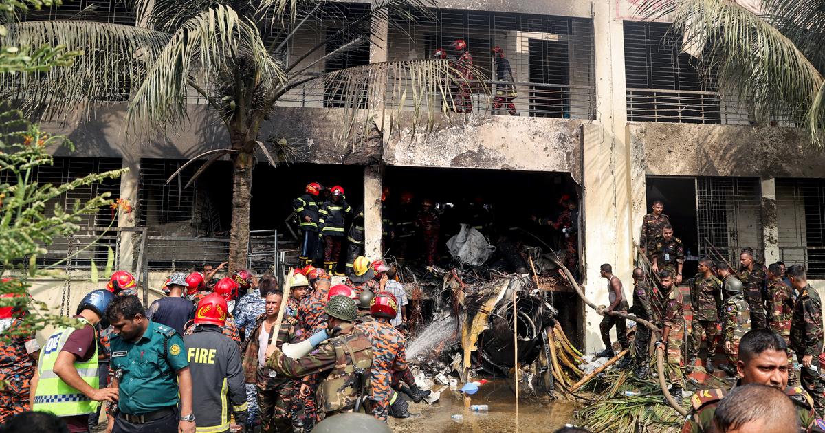 Bangladesh : un avion s’écrase sur une école, au moins 32 morts