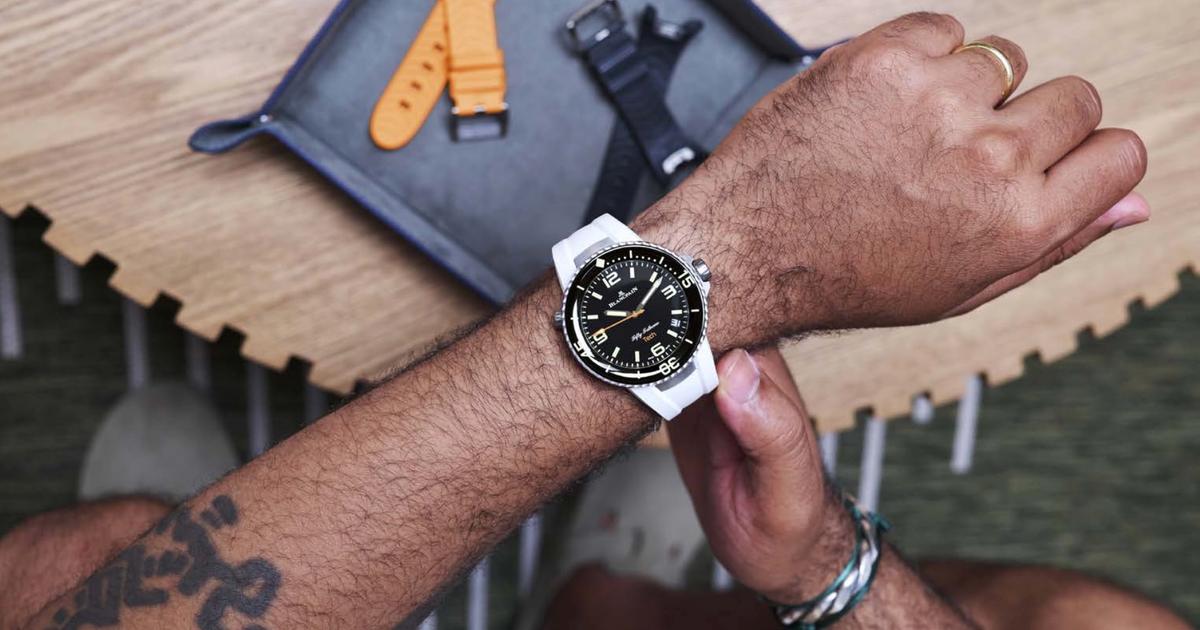 Blancpain Fifty Fathoms Tech, une montre de plongée sérieuse, mais colorée