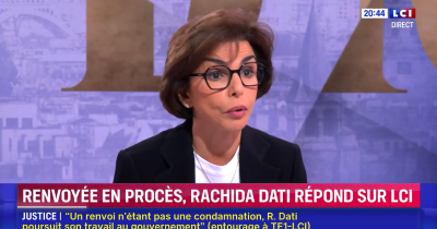 Renvoyée en procès dans l’affaire Renault, Dati s’interroge sur une «coïncidence» entre le timing judiciaire et l’agenda politique