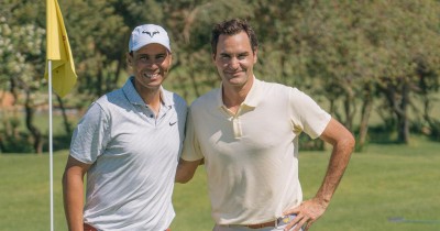 Nadal et Federer au golf ensemble, la photo qui fait du bien