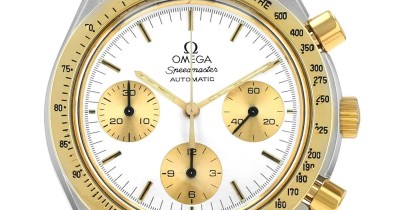 Une icône vintage à votre poignet : l’Omega Speedmaster Automatic or et acier des années 90 à 4 280 euros