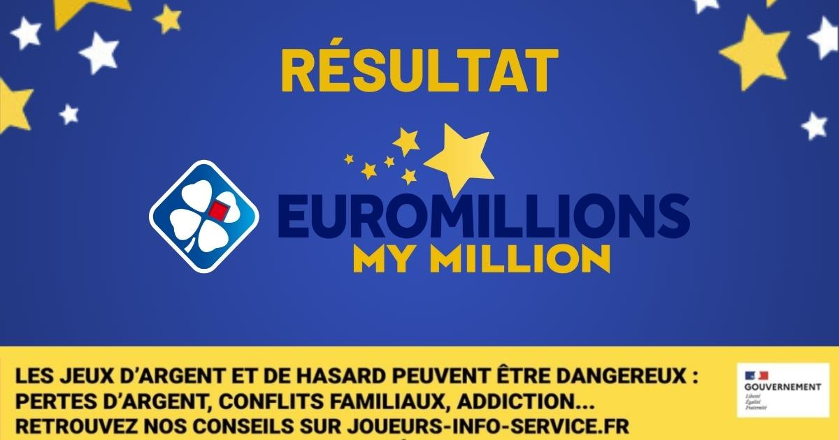 Tirage EuroMillions : découvrez les résultats du mardi 15 juillet 2025