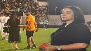 زوجة المدرب الشعباني تخطف الأنظار خلال تتويج نهضة بركان بدرع البطولة