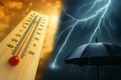 نشرة إنذارية: موجة حر مع "الشركي" وزخات رعدية من الجمعة إلى الاثنين بعدد من مناطق المملكة