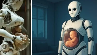 الصين تكشف عن أول روبوت مزود برحم صناعي للحمل والولادة