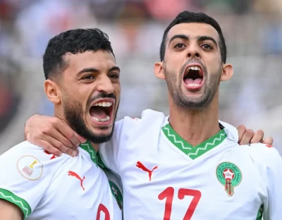 المنتخب المغربي يتأهل إلى ربع نهائي "الشان" بعد الفوز على الكونغو الديمقراطية بثلاثية