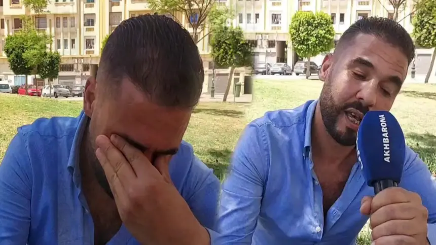 شاب خريبكي يبكي بحرقة ويحكي عن تعرضه للنصب: خداو ليا 96 مليون وماعطاونيش الدار وضيّعت مراتي معايا