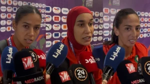 لاعبات المنتخب المغربي يعبّرن عن فرحتهن بالفوز على الكونغو