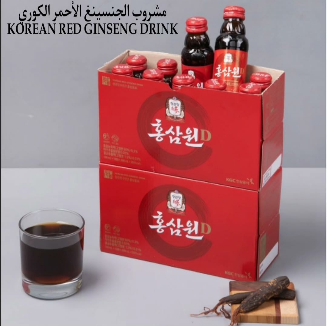 مشروب الجنسينغ الأحمر الكوري  Boisson coréenne au ginseng rouge