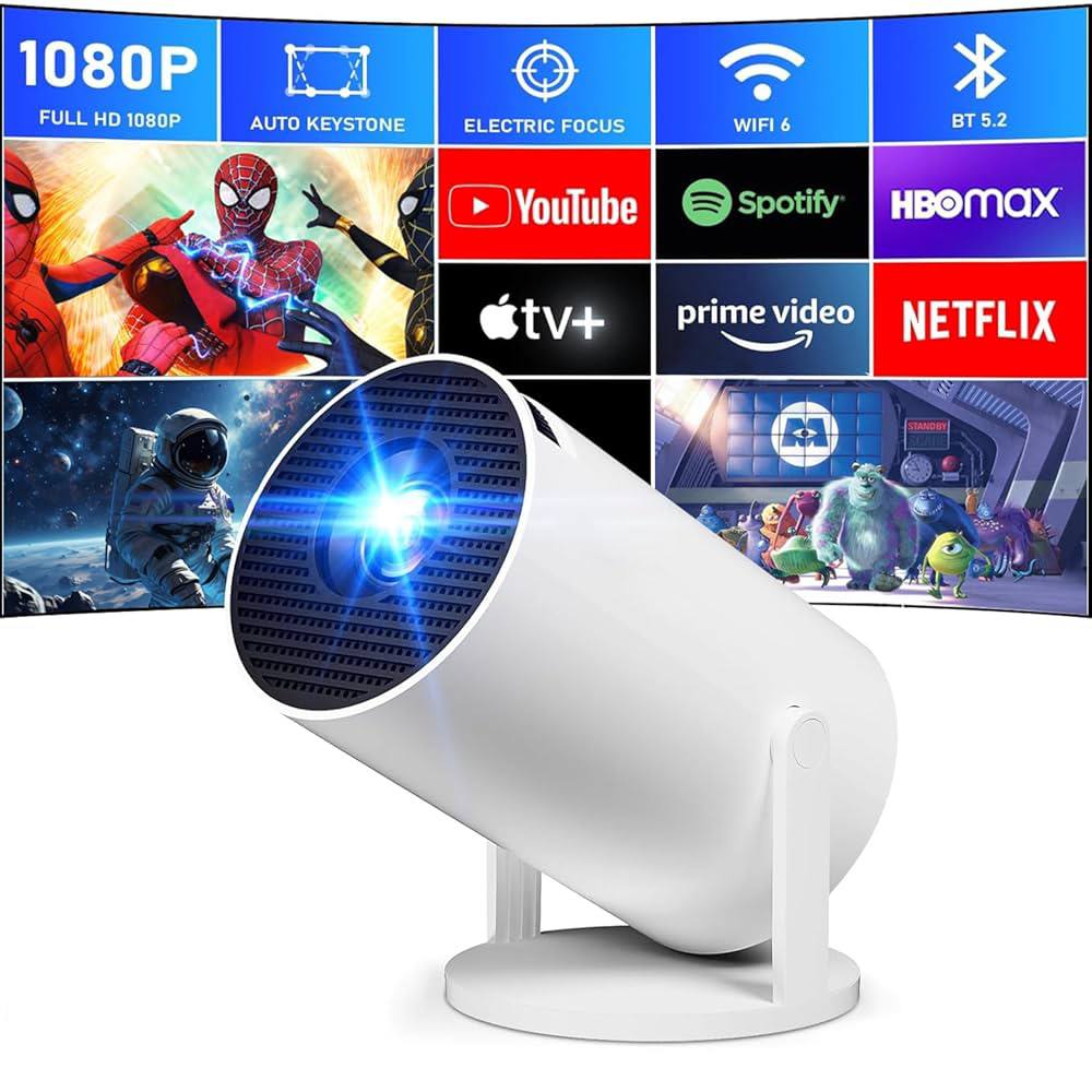 Mini Projecteur 4K 2025 – تجربة سينما منزلية بجودة خيالية ✨