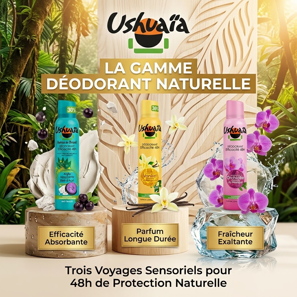 🌿 Ushuaïa – La Gamme Déodorant Naturelle 🌿