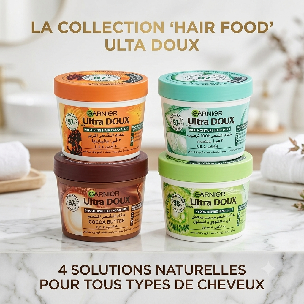 Titre : ✨ Collection Hair Food Garnier Ultra Doux ✨