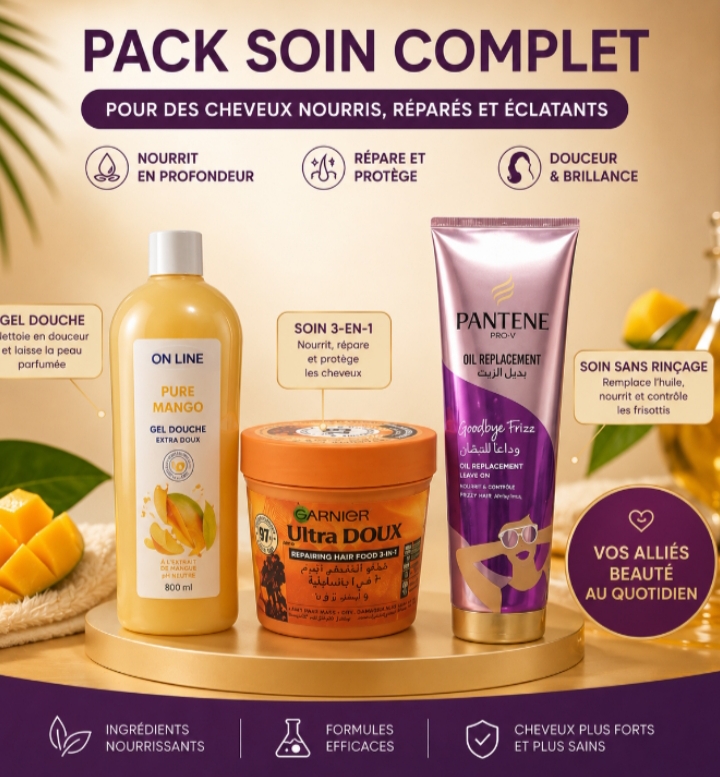 Pack Mango Glow – Soin & Beauté au Quotidien ✨