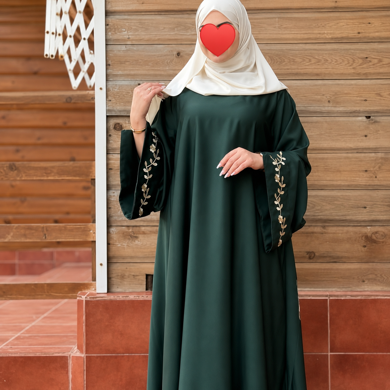 💥💥عباية وردة بالطرزة