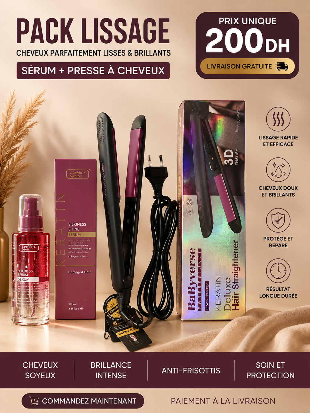 Pack plak hair + serum