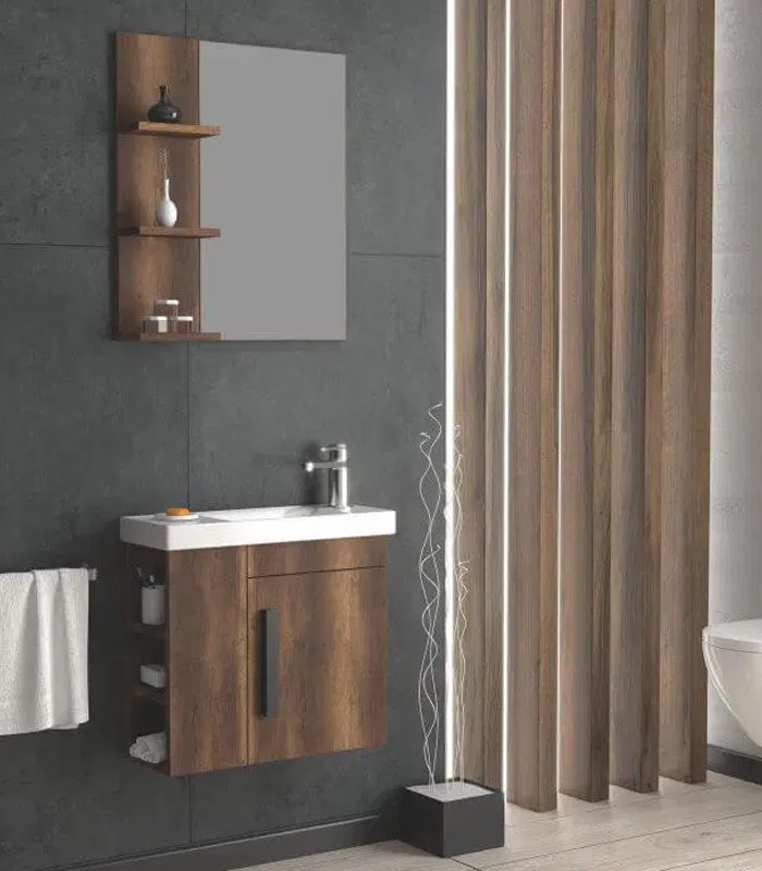 Meuble salle de bain 60 / 22Cm