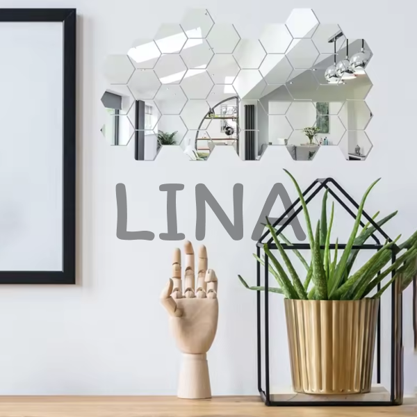 20 hexagon + papillons