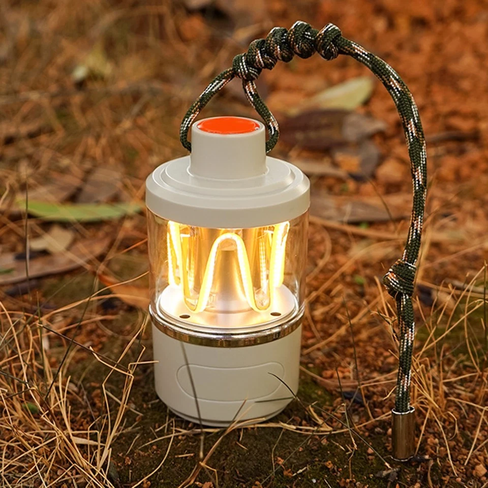 مصباح التخييم الاحترافي القابل للشحن: إضاءة قوية وطاقة متنقلة لك