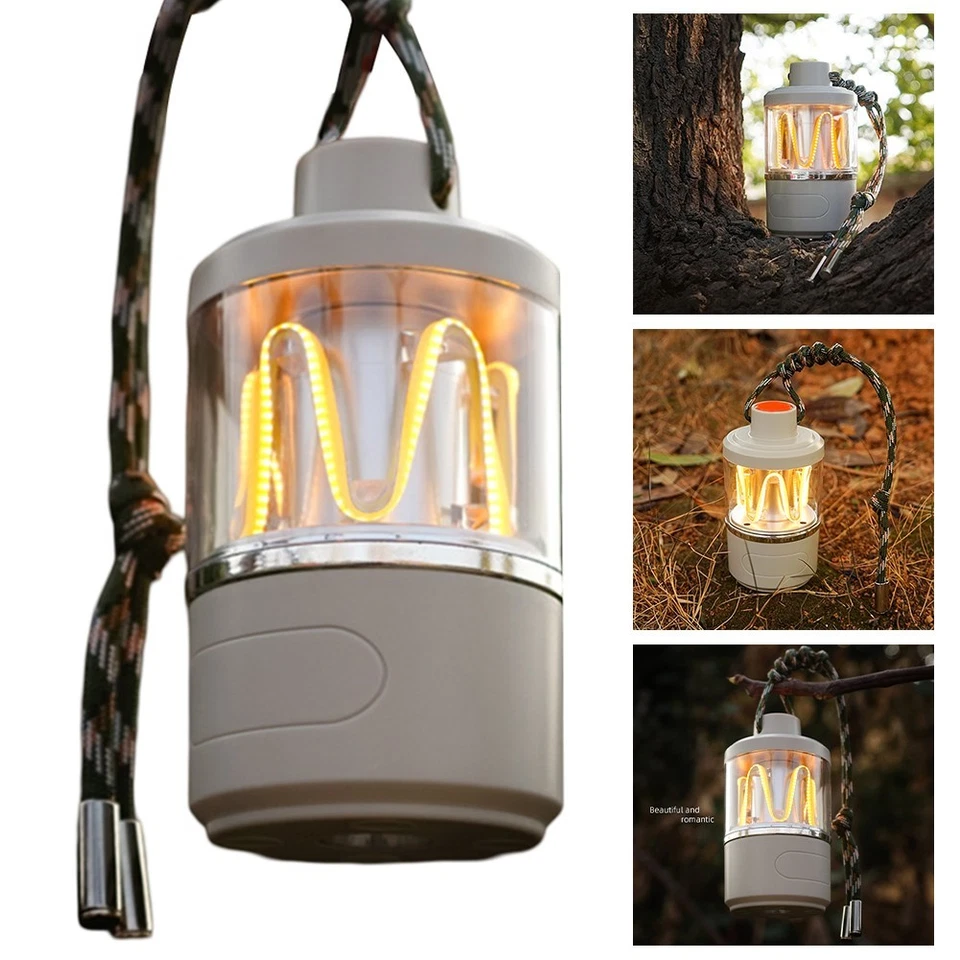 مصباح التخييم الاحترافي القابل للشحن: إضاءة قوية وطاقة متنقلة لك