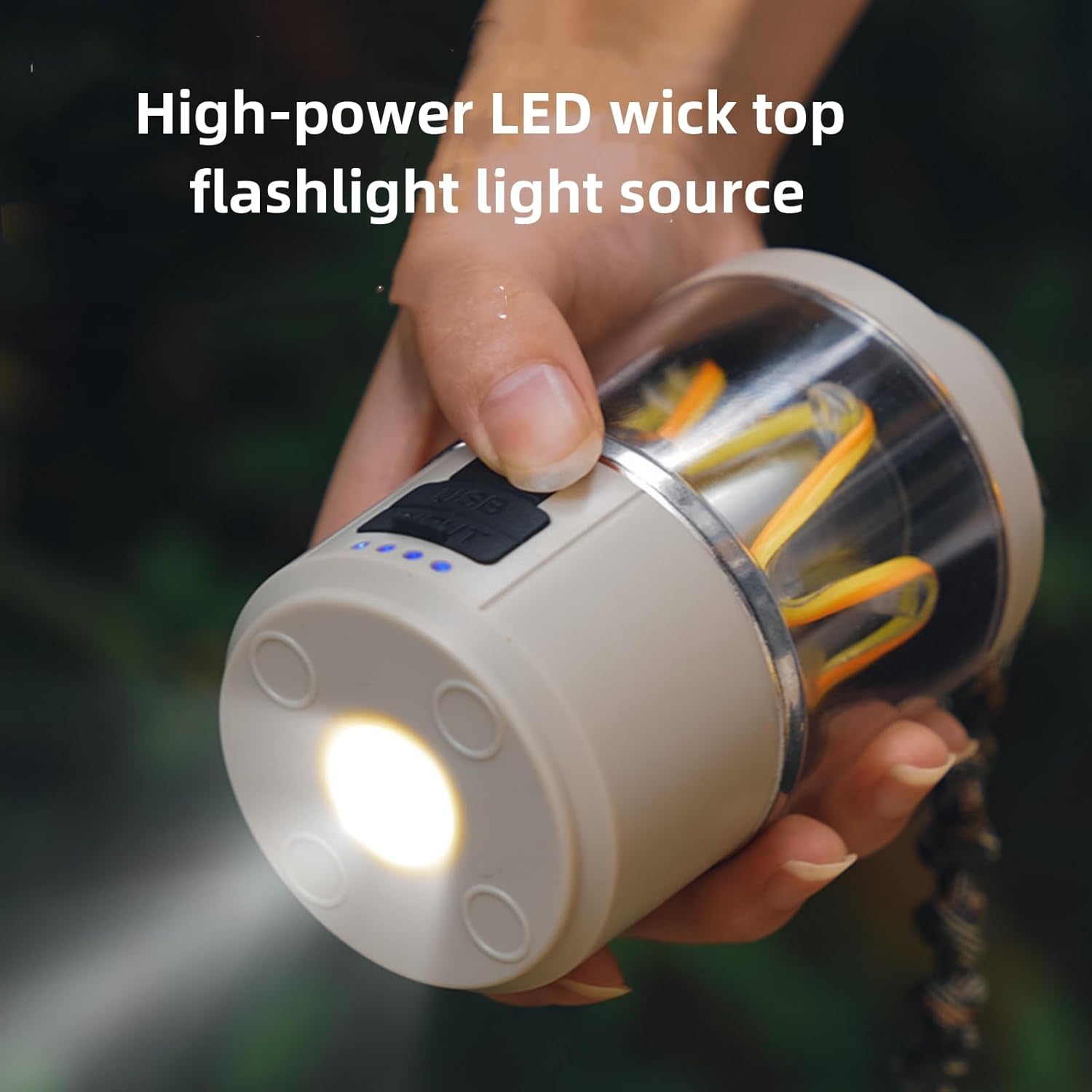 مصباح التخييم الاحترافي القابل للشحن: إضاءة قوية وطاقة متنقلة لك