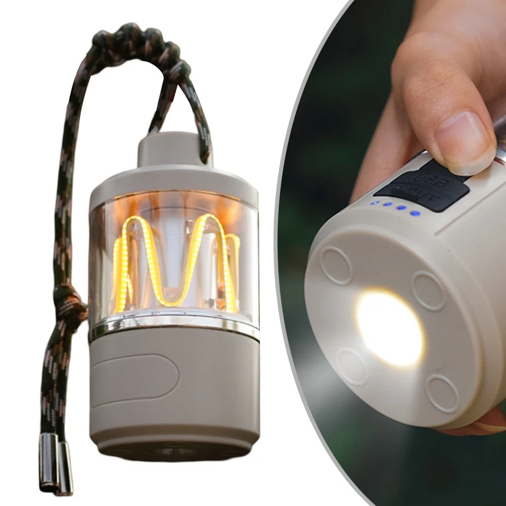 مصباح التخييم الاحترافي القابل للشحن: إضاءة قوية وطاقة متنقلة لك