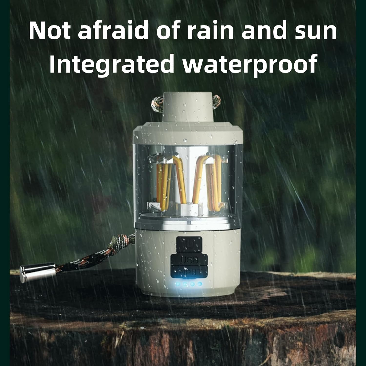 مصباح التخييم الاحترافي القابل للشحن: إضاءة قوية وطاقة متنقلة لك