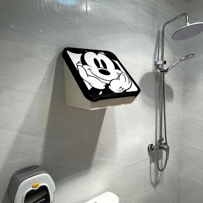 خزانة تخزين بلاستيكية متينة - تحفة فنية عملية للحمام