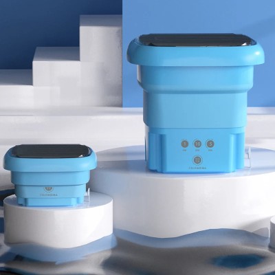 غسالة صغيرة قابلة للطي: الحل الذكي لغسل ملابس الأطفال والسفر نظافة أينما كنت