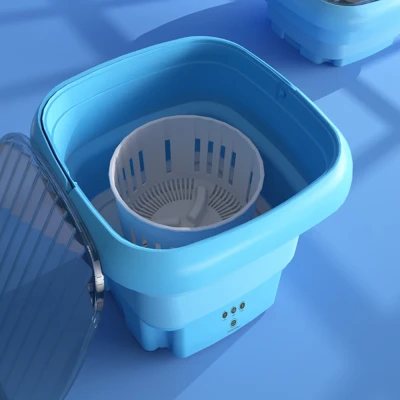 غسالة صغيرة قابلة للطي: الحل الذكي لغسل ملابس الأطفال والسفر نظافة أينما كنت