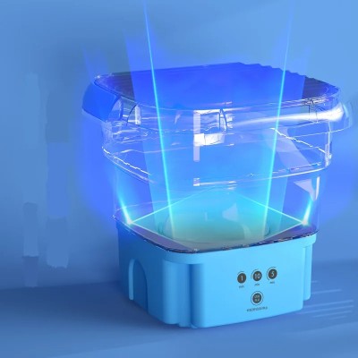 غسالة صغيرة قابلة للطي: الحل الذكي لغسل ملابس الأطفال والسفر نظافة أينما كنت