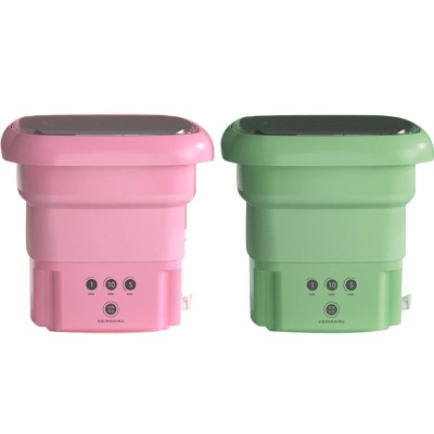 غسالة صغيرة قابلة للطي: الحل الذكي لغسل ملابس الأطفال والسفر نظافة أينما كنت