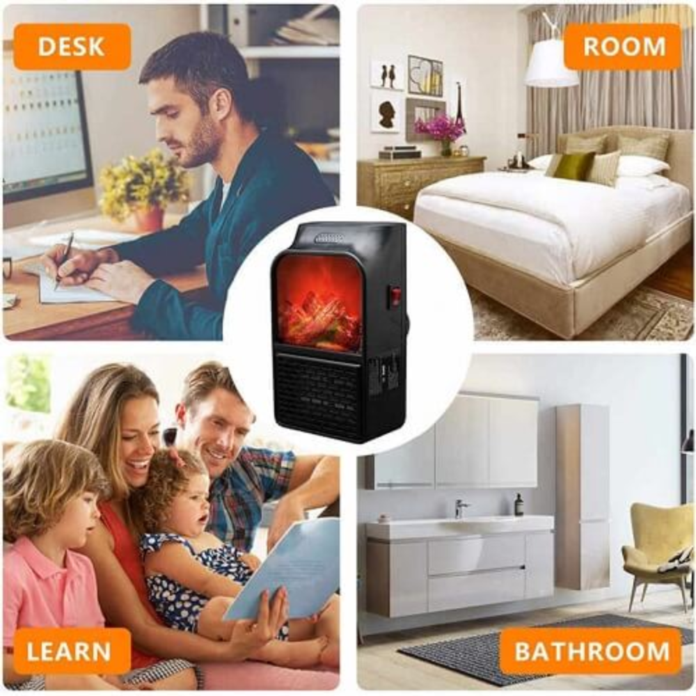 سخان اللهب الكهربائي - أناقة كلاسيكية وتدفئة اقتصادية