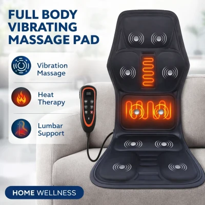 وسادة تدليك كهربائية حرارية - راحة فورية لآلام الرقبة والظهر