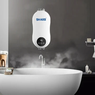 دش كهربائي محمول فوري لتسخين الماء في ثوانٍ – آمن وموفر للطاقة