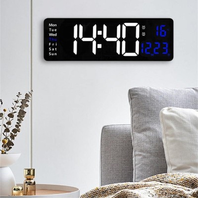 ساعة رقمية ذكية - متعدد الوظائف بشاشة LED واضحة وسهلة القراءة